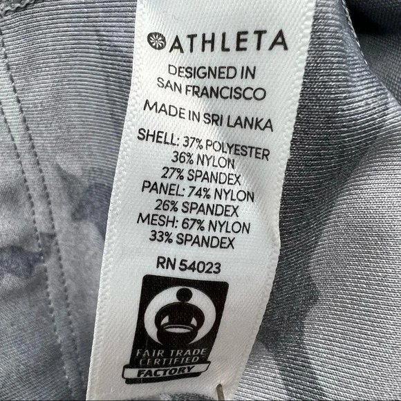 ATHLETA All In Gray 7/8 Camo Athletic Workout Leggings Size S - Picture 14 of 15